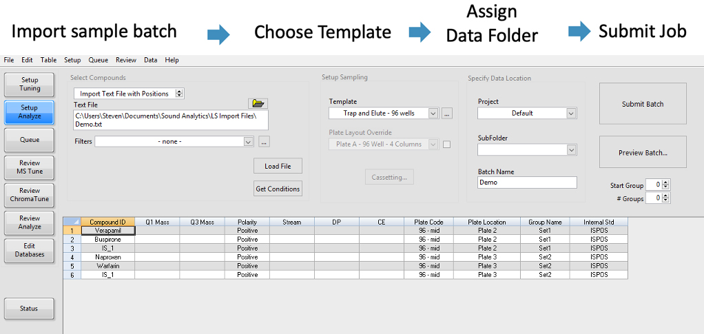 LeadScape Batch Setup workflow